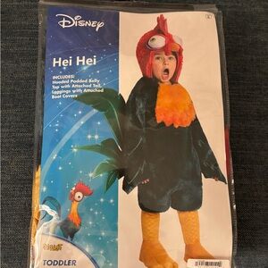 Disney Hei Hei Toddler Costume - Red, Orange, Green